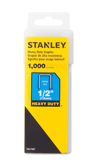 [33TRA708T] Grapa trabajo pesado 1/2" (13mm) Stanley TRA708T