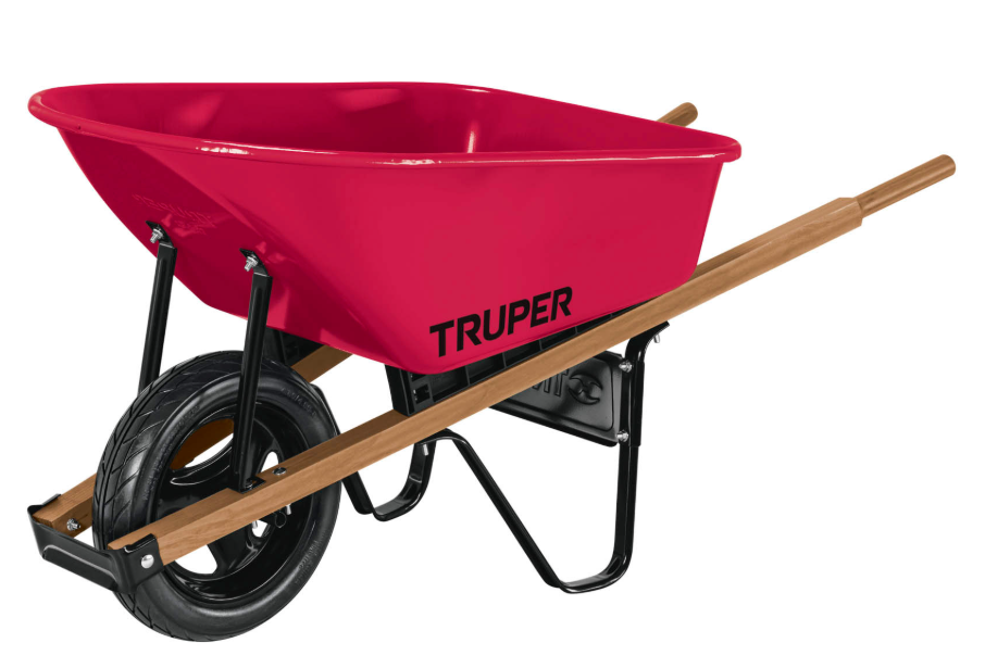 Carreta (buggy) metálica 170L llanta antipinchazo Truper 10910 T-6FF