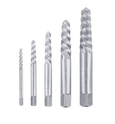 Juego extractor de tornillos x 5 piezas 1/8"-3/4" Truper 14512 EXT-5
