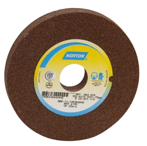 [53NPE600760] PIEDRA ESMERIL 6" X 3/4" X 1, 1/4" GRIS A60 NORTON 66253333869