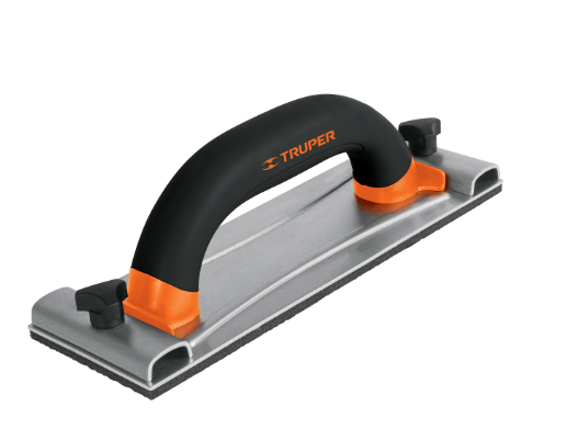 LIJADORA MANUAL BASE DE ALUMINIO 8X24cm TRUPER 100436 POLI-9