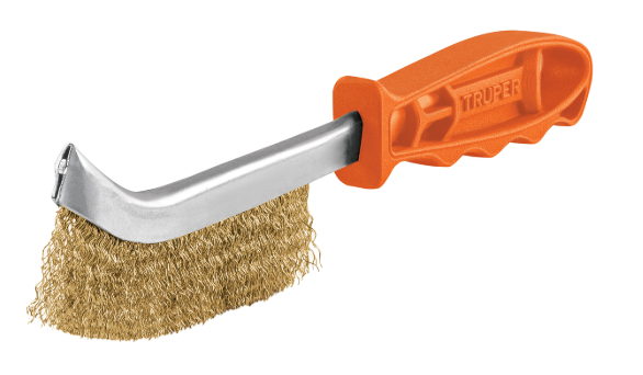 CEPILLO ALAMBRE COBRIZADO ANTICHISPA 10" TRUPER 11540 CEA-10