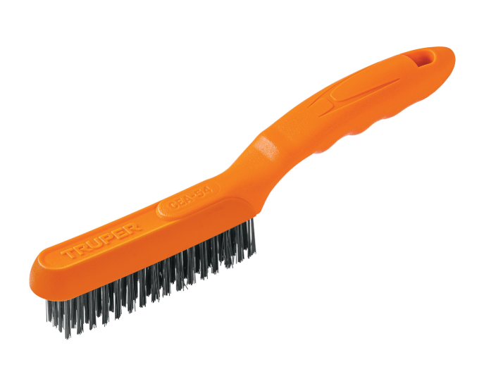 [4811559] CEPILLO ALAMBRE ACERO CARBONO 64 PINCELES TRUPER 11559 CEA-54