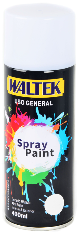 AEROSOL ESMALTE BLANCO BRILLANTE 400ml WALTEK W71BL40