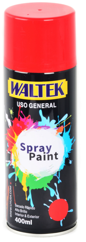 Aerosol esmalte rojo 400 ml Waltek W71RJ115