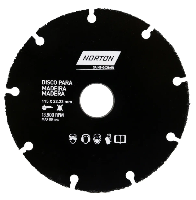 DISCO CORTE MADERA-YESO T41 4, 1/2" NORTON 69957315168