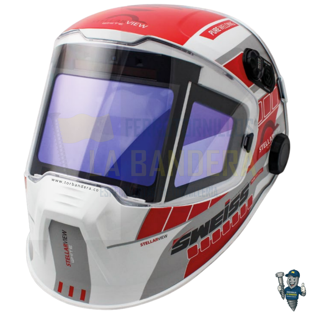 [55C1-921] CARETA ELECTRONICA SOLDADURA-STELLARVIEW 920 WHITE ULTRACOLOR- SWEISS C1-921