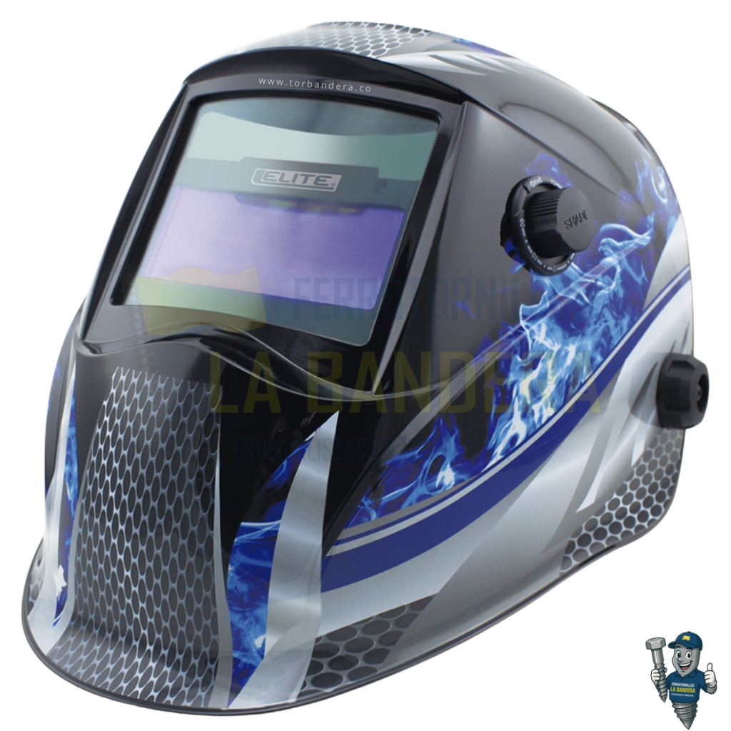 Careta de soldadura electrónica Variomatic 510 carbón Elite CSVM510