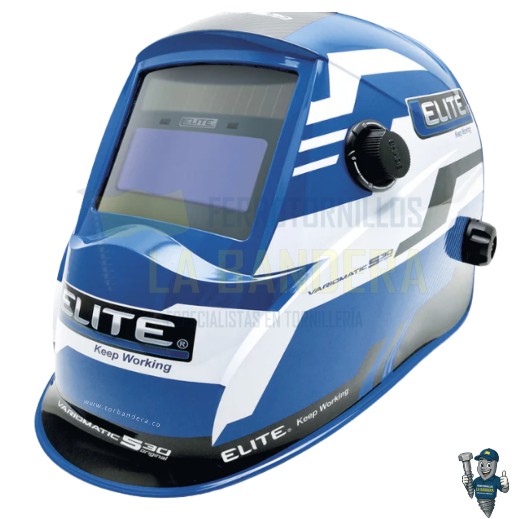 Careta electrónica de soldadura Variomatic 530 original DIN 9-13 Elite CSVM530