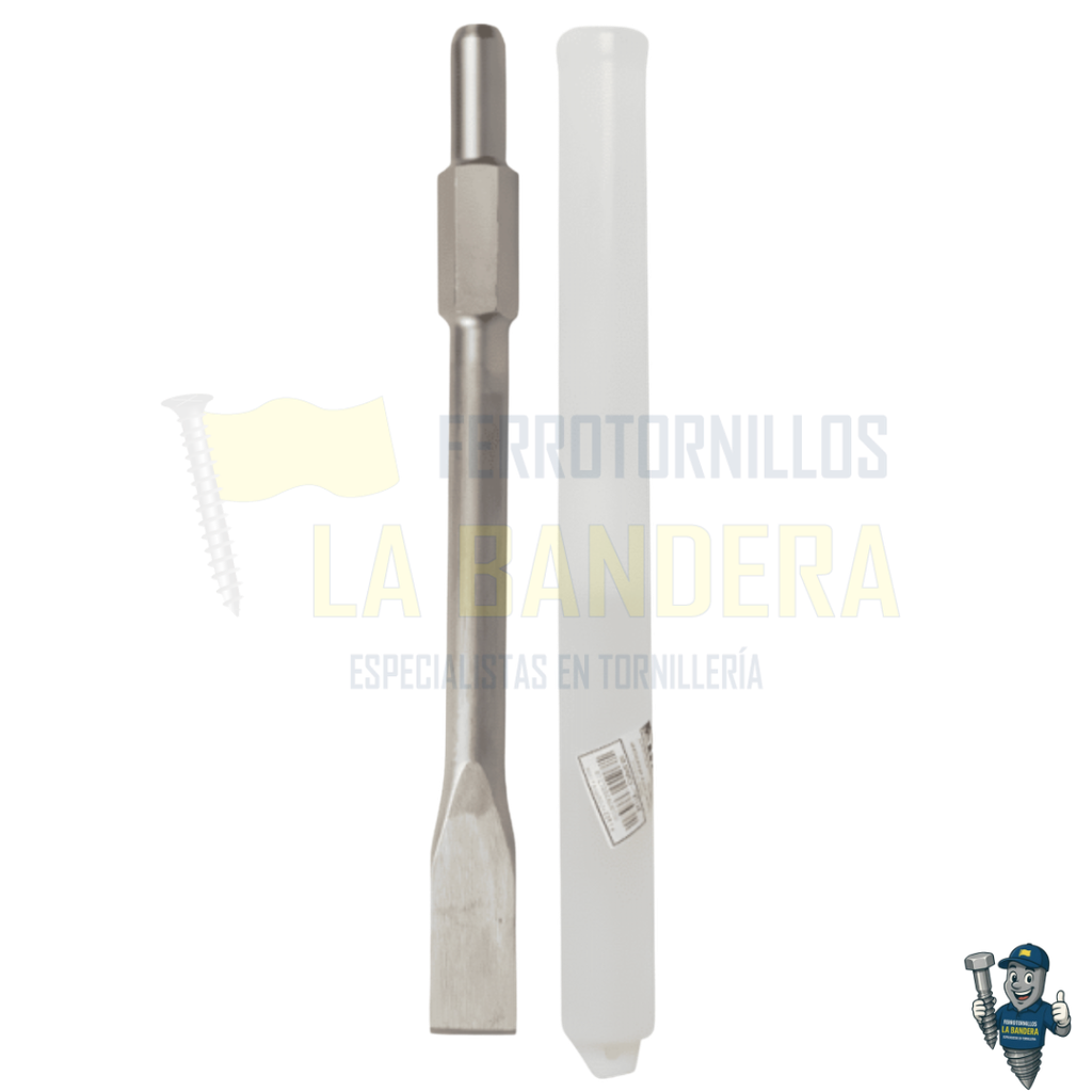 CINCEL HEXAGONAL 30MM X 410MM PUNTA PALA ELITE CINPA30410