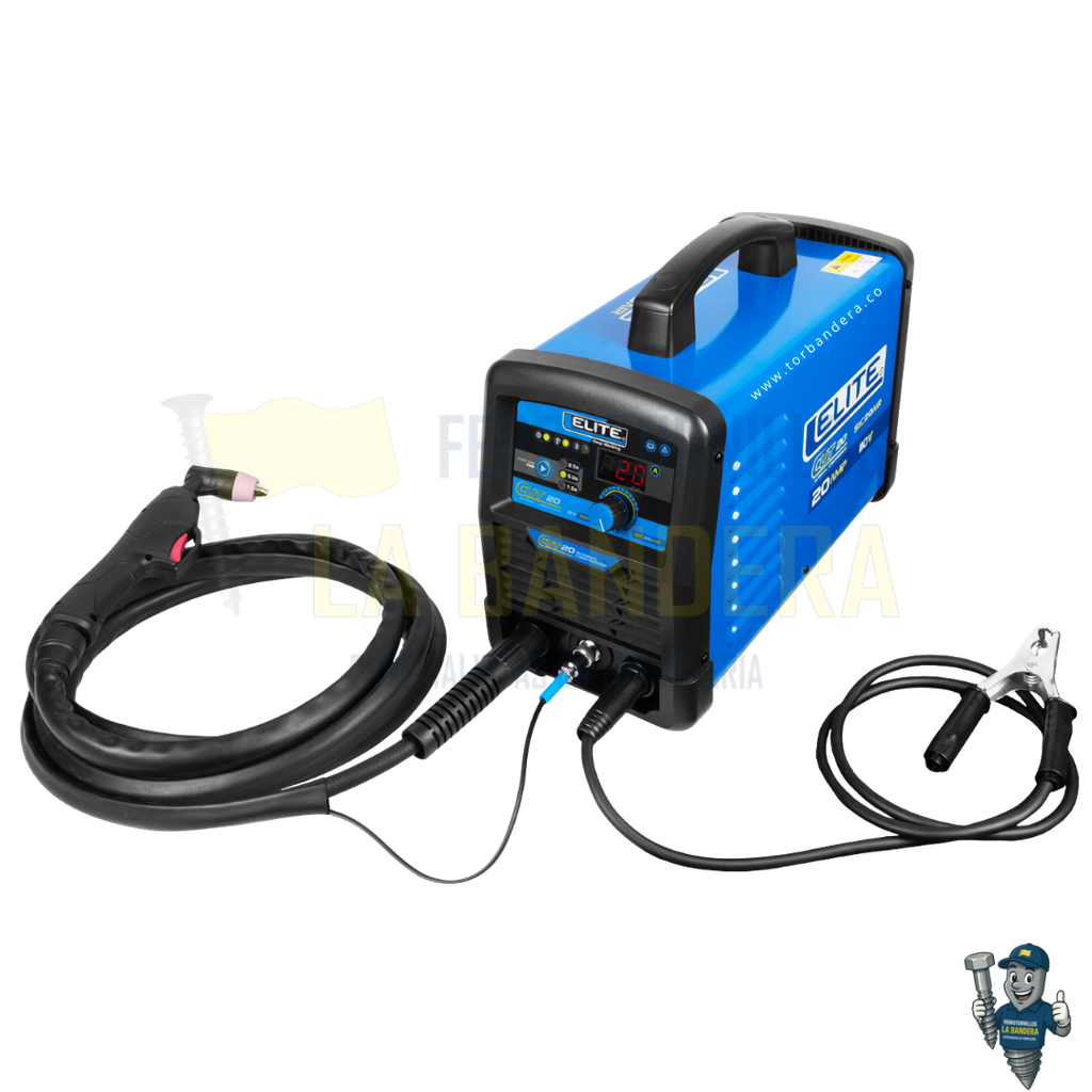 CORTADOR DE PLASMA CUT 20 AIR COMPRESOR INTERNO 20A 110V ELITE SIC20AIR