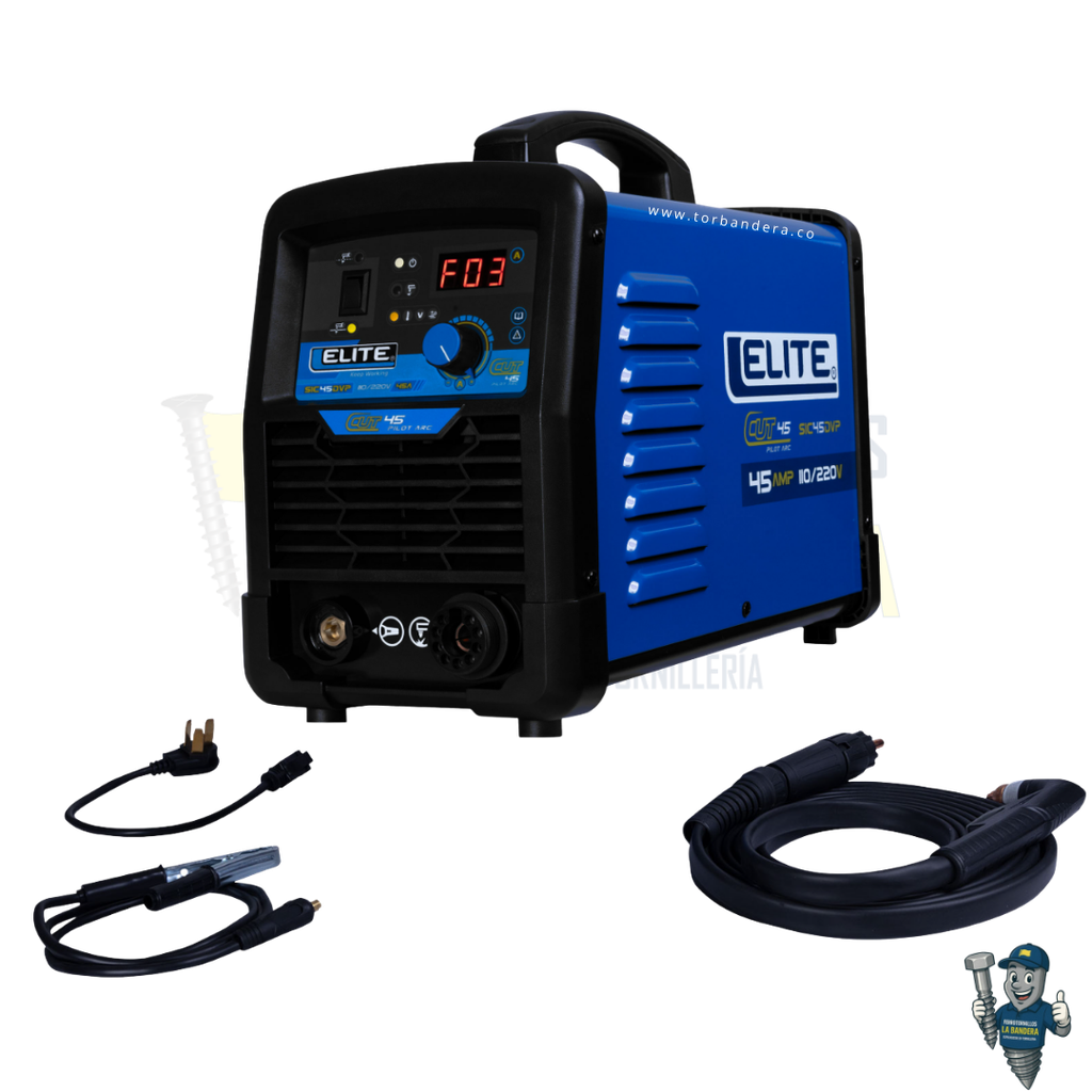 CORTADOR DE PLASMA CUT 45 45A PILOT ARC 110/220V ELITE SIC45DVP