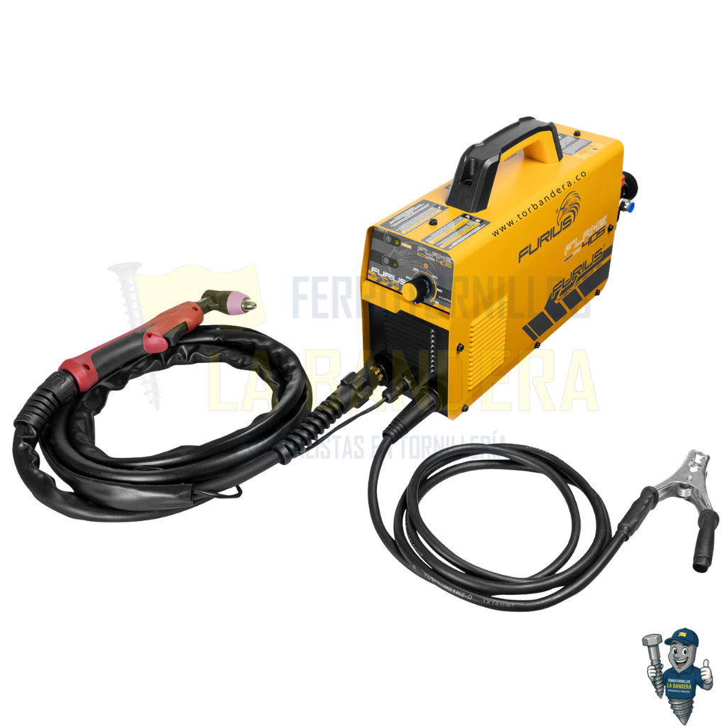 CORTADOR DE PLASMA INVERSOR FLAME 405-45A 110/220V 1 PH. FURIUS FW405