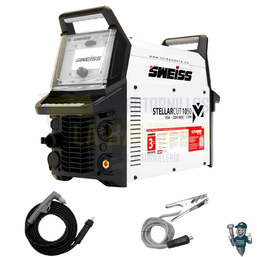 CORTADOR DE PLASMA STELLARCUT 1050 105A 220-600V 1/3PH SWEISS SWC1050MV
