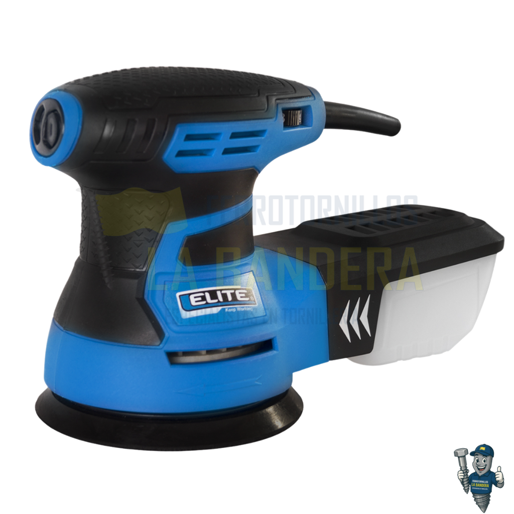 [55PS350] LIJADORA ROTO ORBITAL 350W 0-13000OPM 125MM PAD ELITE PS350