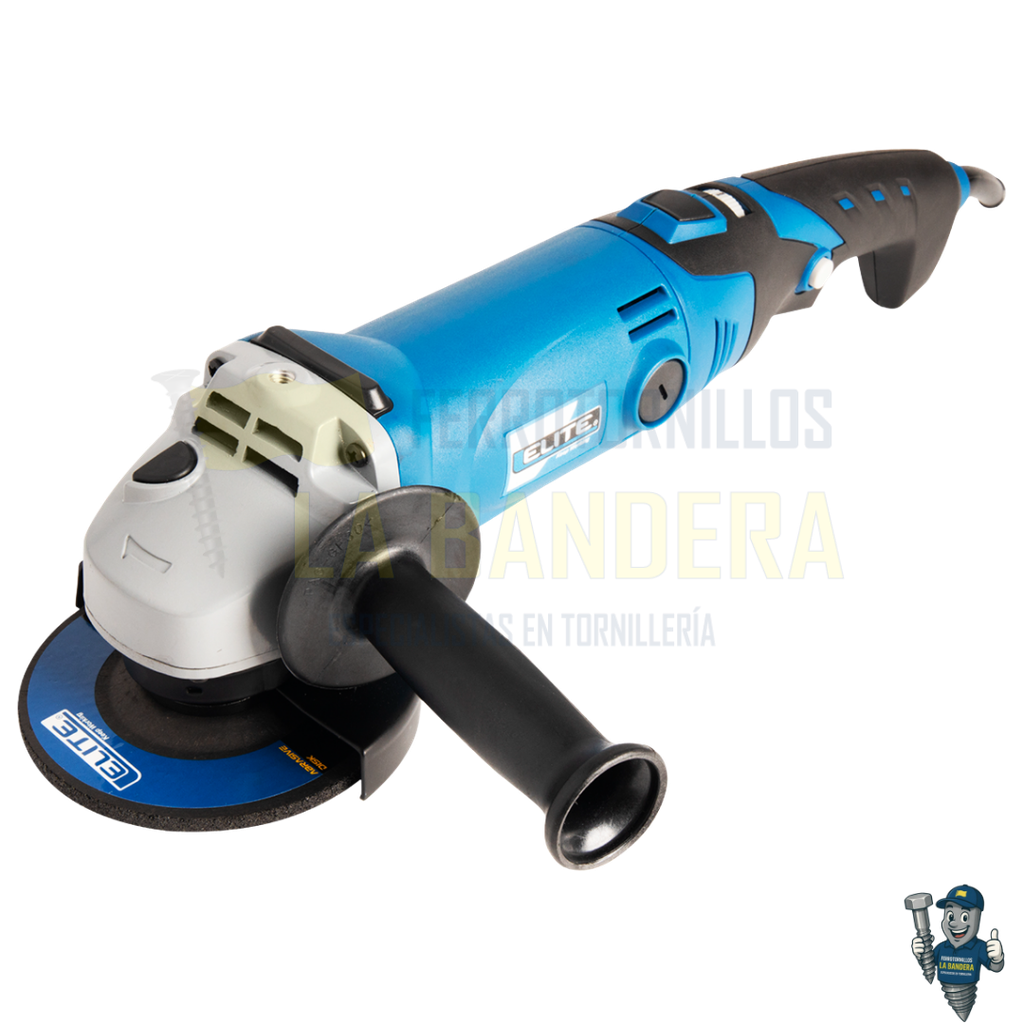 Pulidora angular 4 1/2" 1200W 11000 RPM 110V 60Hz Elite AG1165