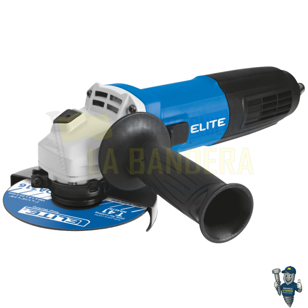 Pulidora angular 4 1/2" 820W 11000 RPM 110V 60Hz Elite AG1141