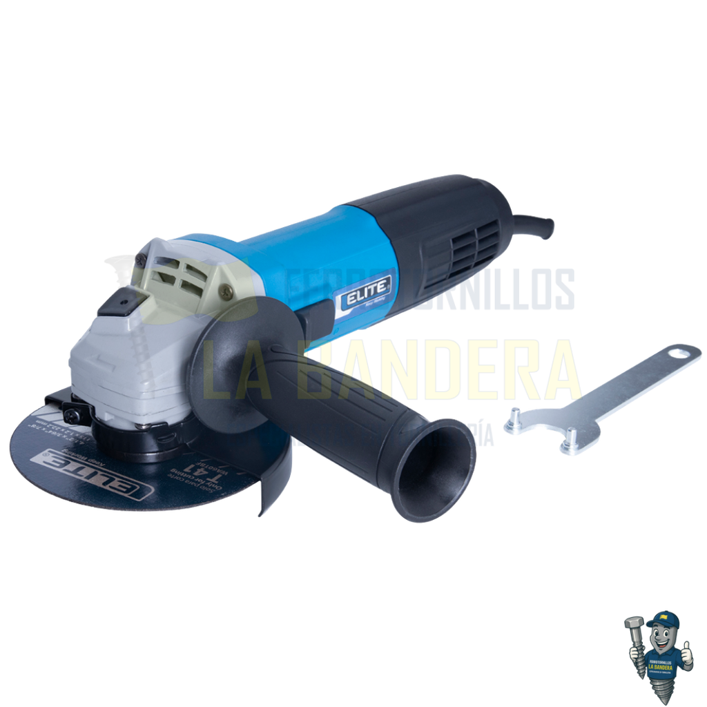 Pulidora angular 4 1/2" 900W 11000 RPM 110V 60Hz Elite AG114