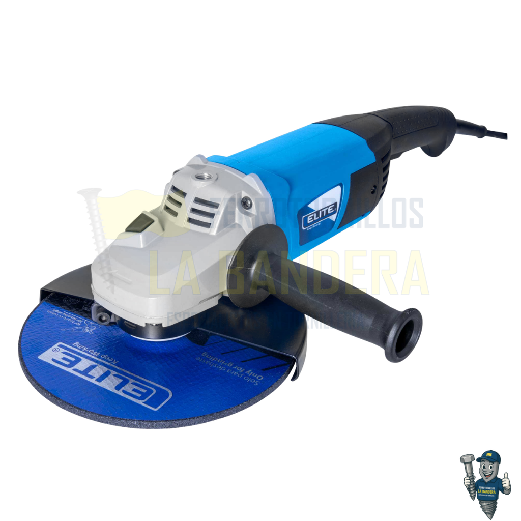 Pulidora angular 9" 2500W 6500 RPM 110V 60Hz Elite AG230