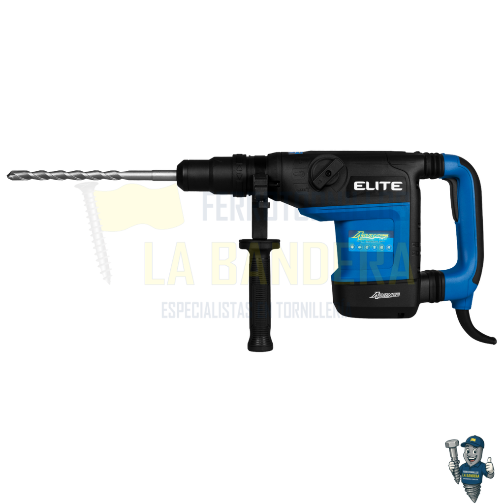 [55RM4210] ROTOMARTILLO 10JOULES 1200W SDS MAX 6.5KG 110V-60HZ ELITE ADVANCE RM4210