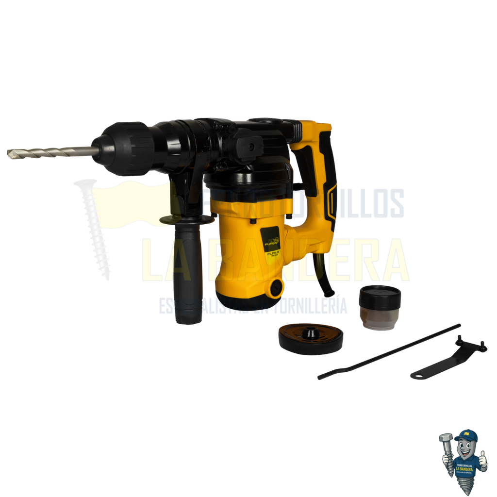 ROTOMARTILLO SDS PLUS 1300W 5JOULES 3900BPM 110V-60HZ FURIUS FRM13030