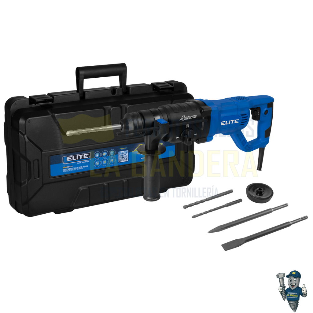 ROTOMARTILLO SDS PLUS 800W 3.2JOULES 110V 60HZ ELITE ADVANCE RM2604
