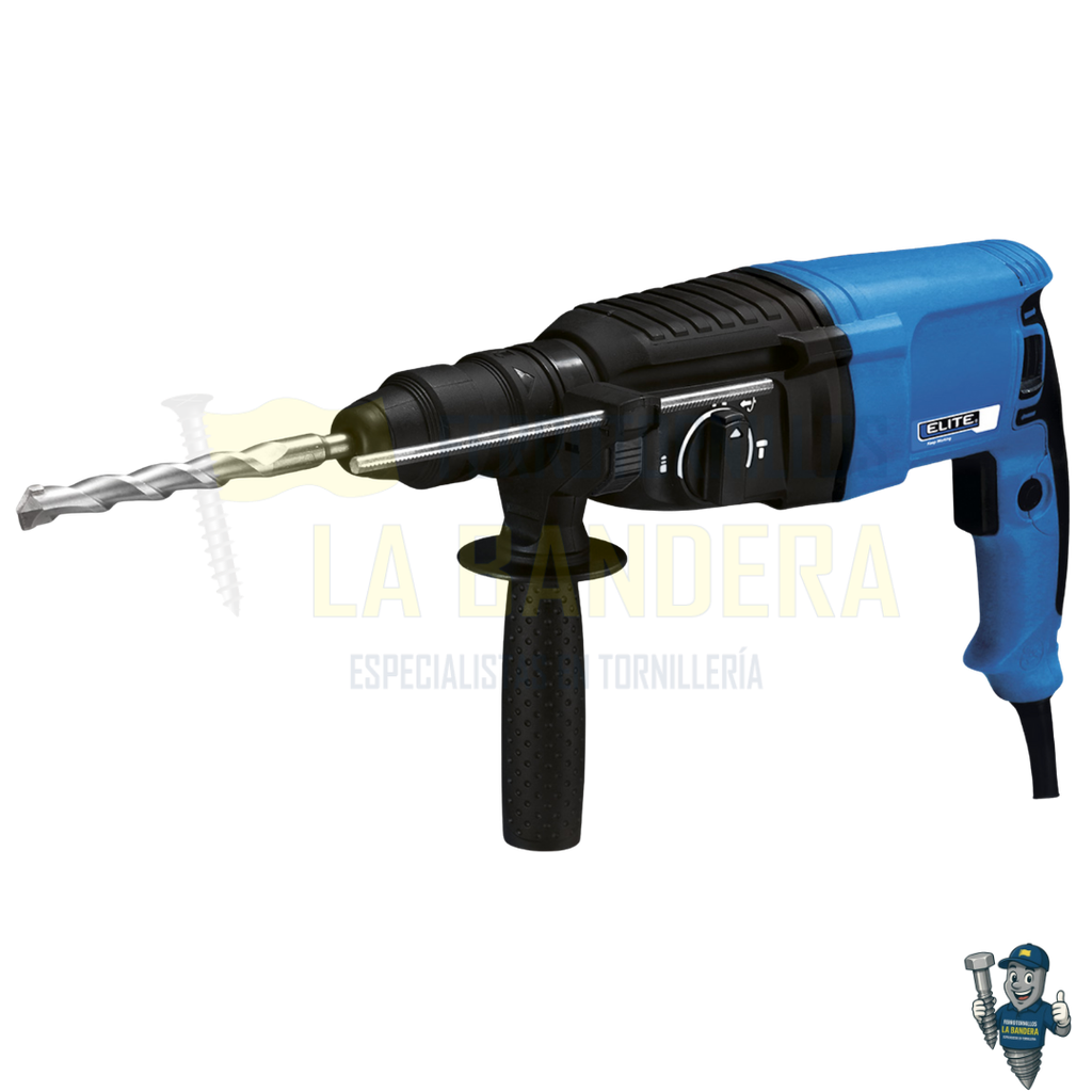 ROTOMARTILLO SDS PLUS 900W 3.5JOULES 110V 60HZ + MANDRIL AUTOMATICO ELITE RM9026