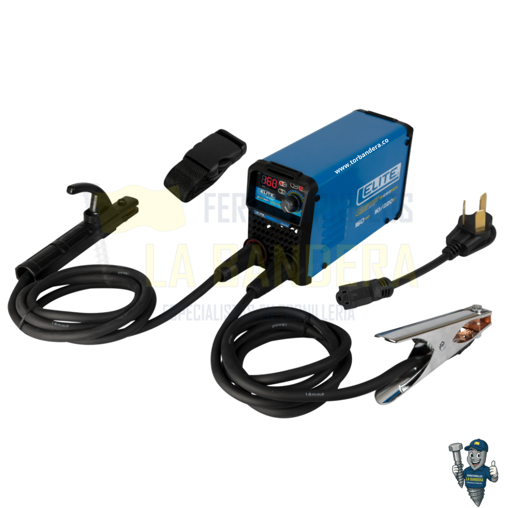 [55SI6160MDV] SOLDADOR INVERSOR ARC 160 COMPACT 110/220V-160A ELITE SI6160MDV