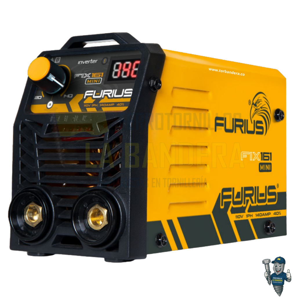 Soldador inversor Fix 161M mini 140A 110V Furius FW161M