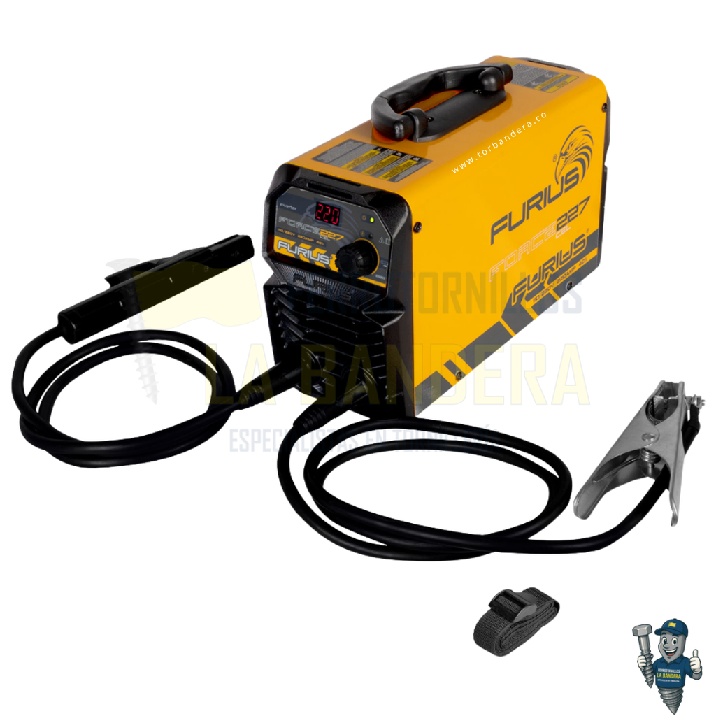 [55FW227CEL] SOLDADOR INVERSOR FORCE 227 CELLULOSIC-220A 110/220V FURIUS FW227CEL