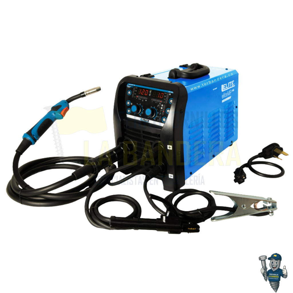 [55SI8180MP] SOLDADOR INVERSOR MP 180 5KG-180A 110/220V ELITE SI8180MP