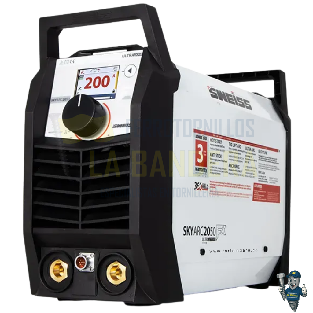 [55SWA2057] Soldador inversor SkyArc 2050 FX Pro Ultra Power 110/220V Sweiss SWA2057