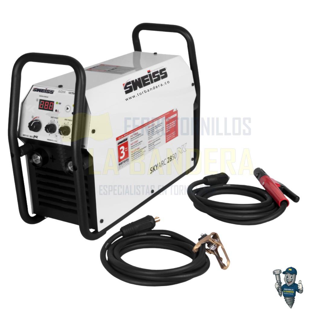 SOLDADOR INVERSOR SKYARC 2850 MX 280A 220/440V 1/3PH SWEISS SWA2850