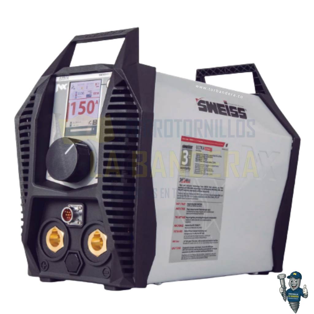 SOLDADOR INVERSOR SKYMAX 1550 -150 AMP 110/220V ULTRACONNECT SWEISS SWA153N