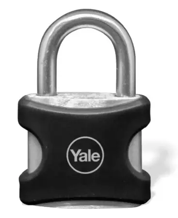 CANDADO ALUMINIO YE3 NEGRO 25mm YALE 8855                                       