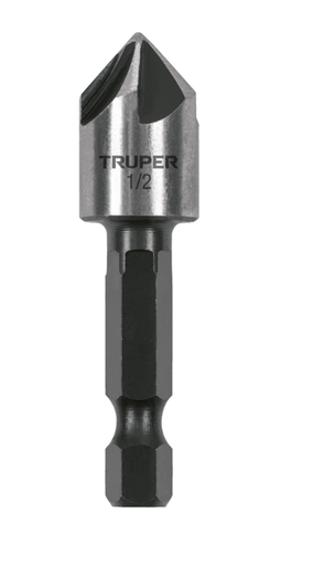 [48102380] AVELLANADOR HSS 1/2" 5 FILOS 82° TRUPER 102380 AV-1/2