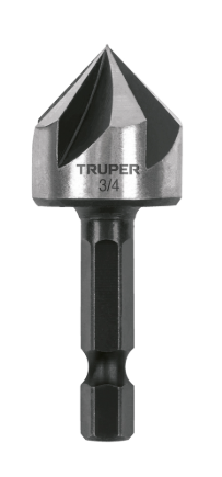 [48102382] AVELLANADOR HSS 3/4" 5 FILOS 82° TRUPER 102382 AV-3/4