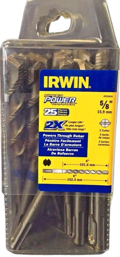 [45935464] BROCA SDS PLUS POWER 5/8 X 4" X 6" IRWIN 4935464