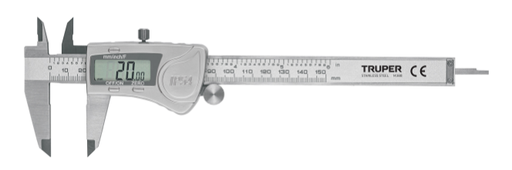 [4814388] CALIBRADOR PIE DE REY 6" METALICO DIGITAL TRUPER 14388 CALDI-6MP
