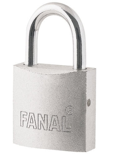 [36FN25S] CANDADO HIERRO PLATA 3 LLAVES 25mm FANAL FH25-S