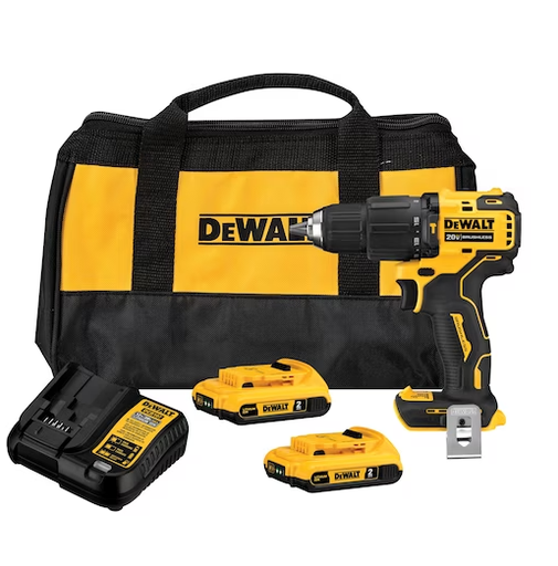 [46CK279D1E1] COMBO BRUSHLESS TALADRO DCD709D2+ATORNILLADOR DCF809B DEWALT