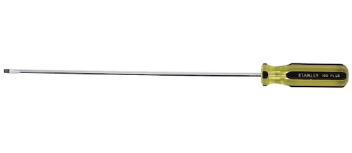 [3366116] DESTORNILLADOR PALA 1/8 X 6" PUNTA GABINETE STANLEY 66-116