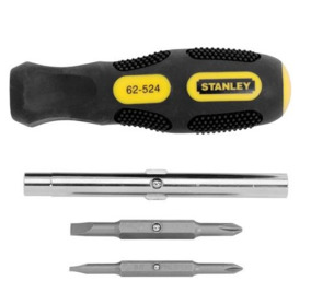 [3362524] DESTORNILLADOR PUNTA CAMBIABLE 6 VIAS STANLEY 62-524