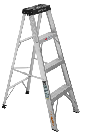 [4816741] ESCALERA ALUMINIO 150Kg TIJERA TIPO III 3 ESCALONES TRUPER 16741 EST-33