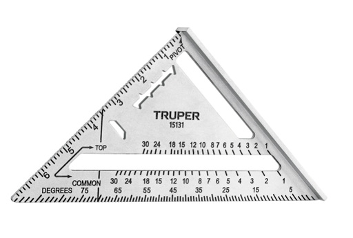 [4815131] ESCUADRA RAPIDA ALUMINIO 7" TRUPER 15131 ET-7A