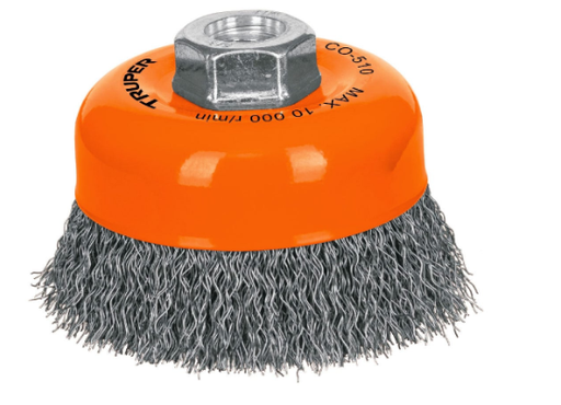[4811529] GRATA COPA ONDULADA 4" X 5/8" TRUPER 11529 CO-510