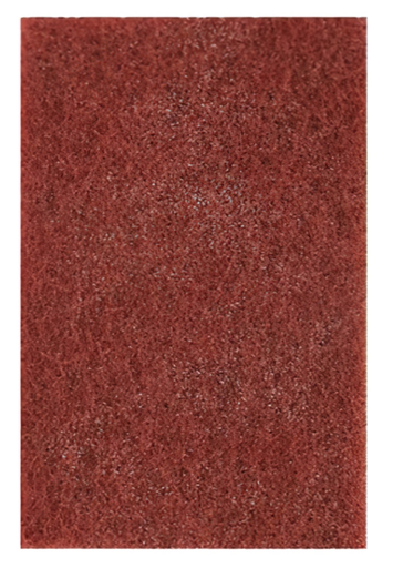 [53NH69M] HOJA MANUAL ABRASIVA NO TEJIDA BEARTEX 747 6" X 9" GRANO MUYFINO VINOTINTO NORTON 66261074800