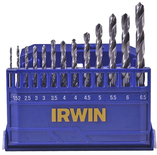[451865311] JUEGO Brocas HSS 1.5mm- 6.5mm 13 PZAS IRWIN 1865311