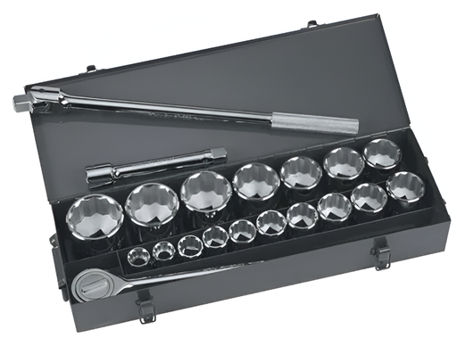 [3387557] JUEGO COPA CTE 3/4" 7/8"-2, 3/8" 21 PZAS STANLEY 87-557