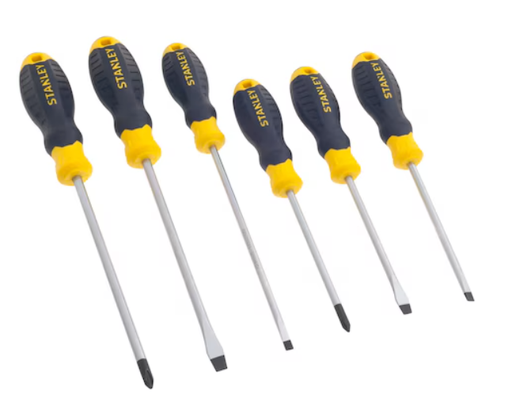 [3360060] JUEGO DESTORNILLADOR BASICO 6 PZAS. STANLEY 60-060/66672-840